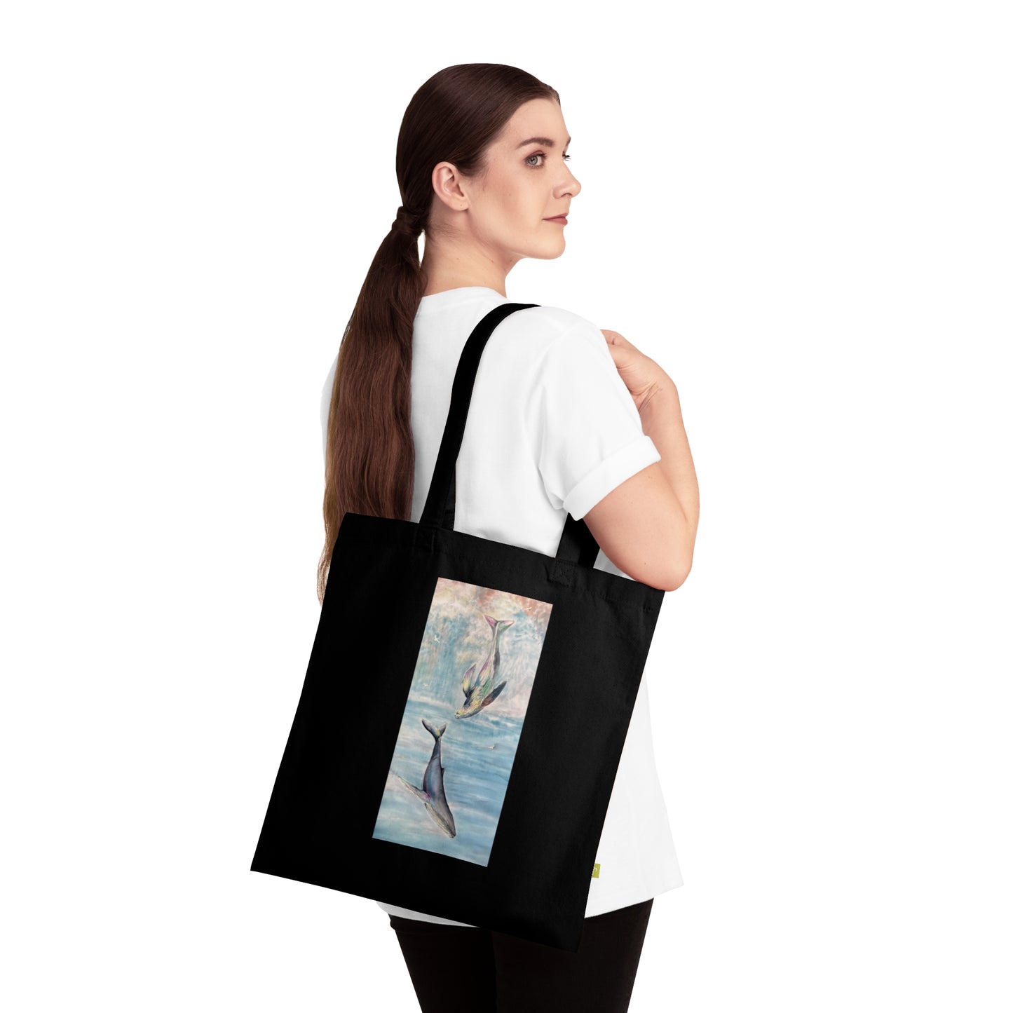Joyful Organic Cotton Tote Bag