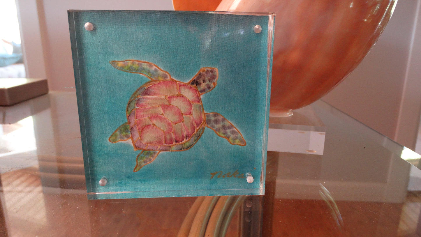 "Honu" Original Silk Painting