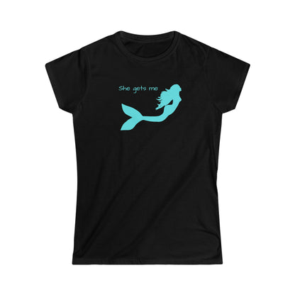 She Gets Me Women's Softstyle Tee in 4 colors