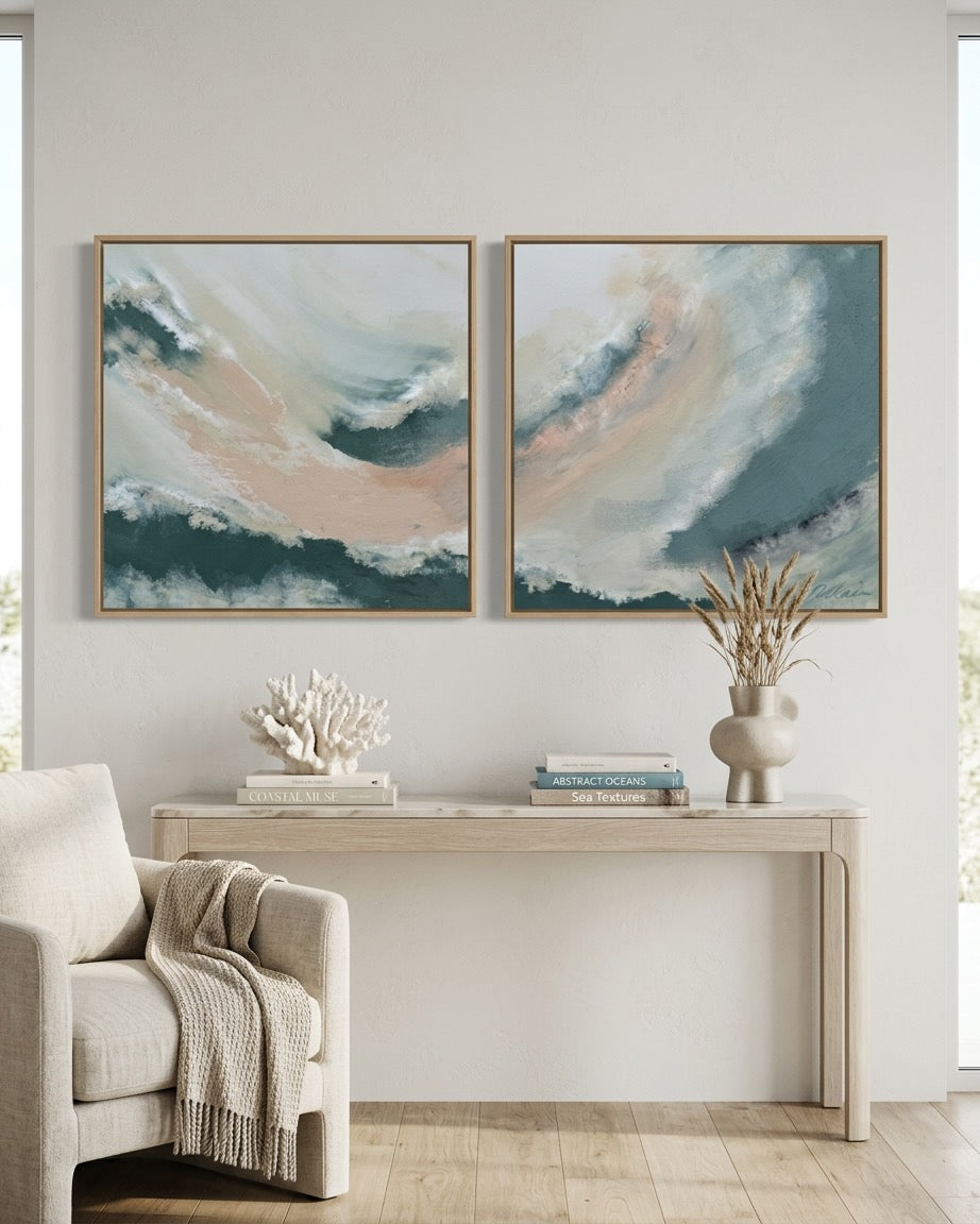 Where Air Becomes Form (Diptych)