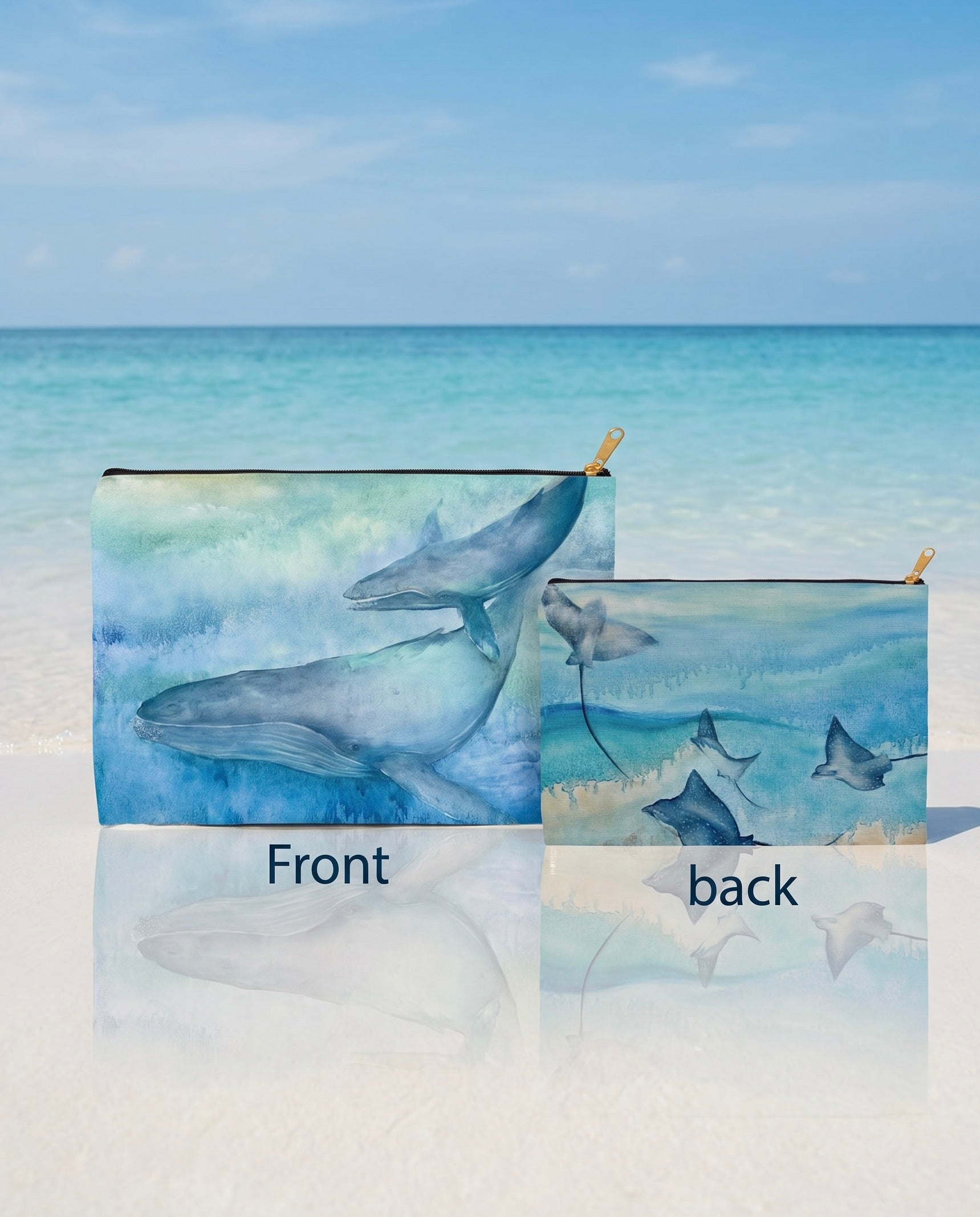 Whales & Ray Play Accessory Bag