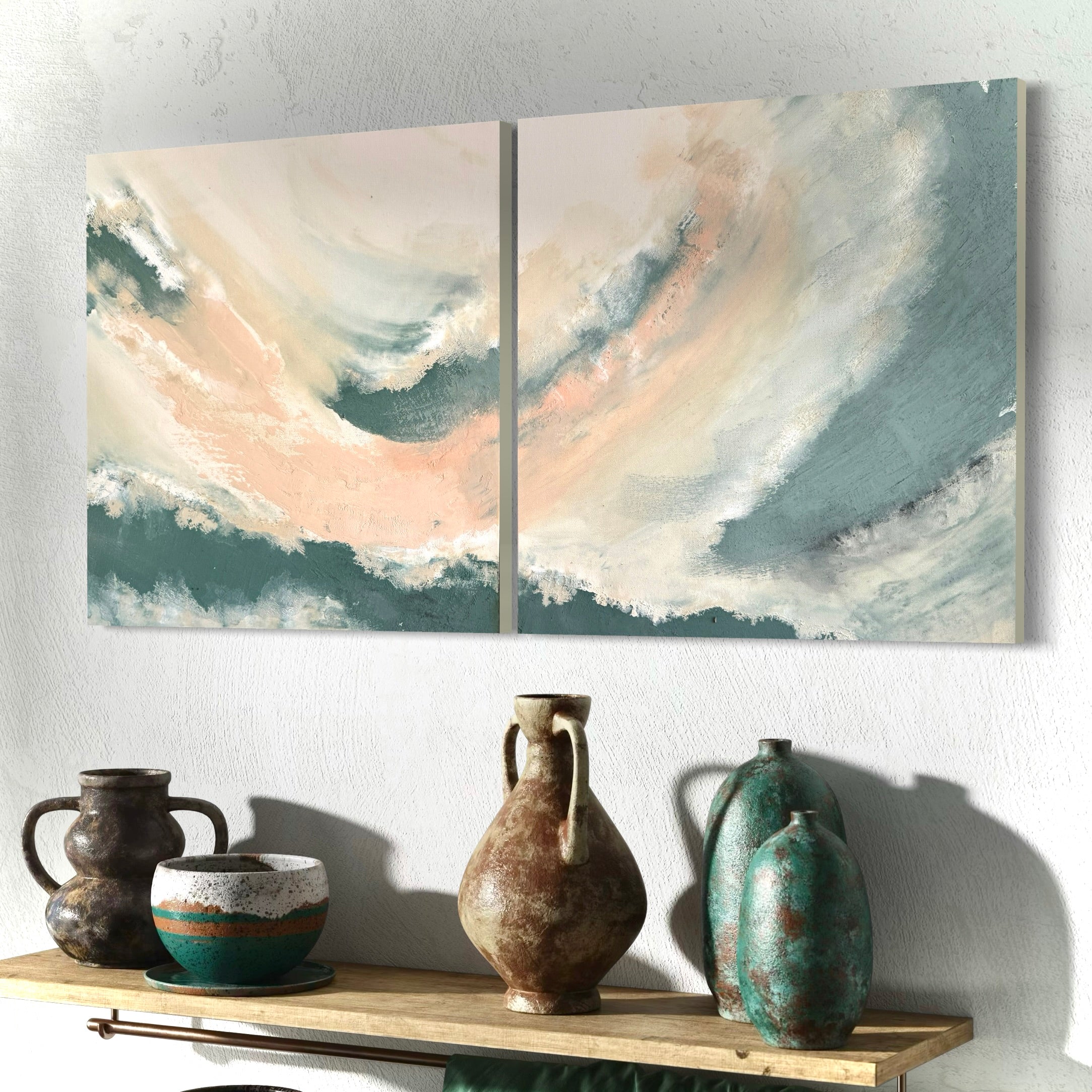 Where Air Becomes Form (Diptych)